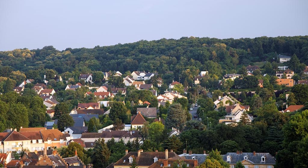 Vue aérienne de Verrières