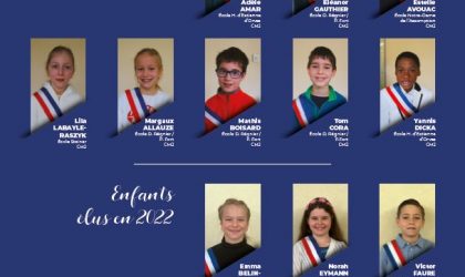 Les 16 portraits du Conseil Municipal des Enfants