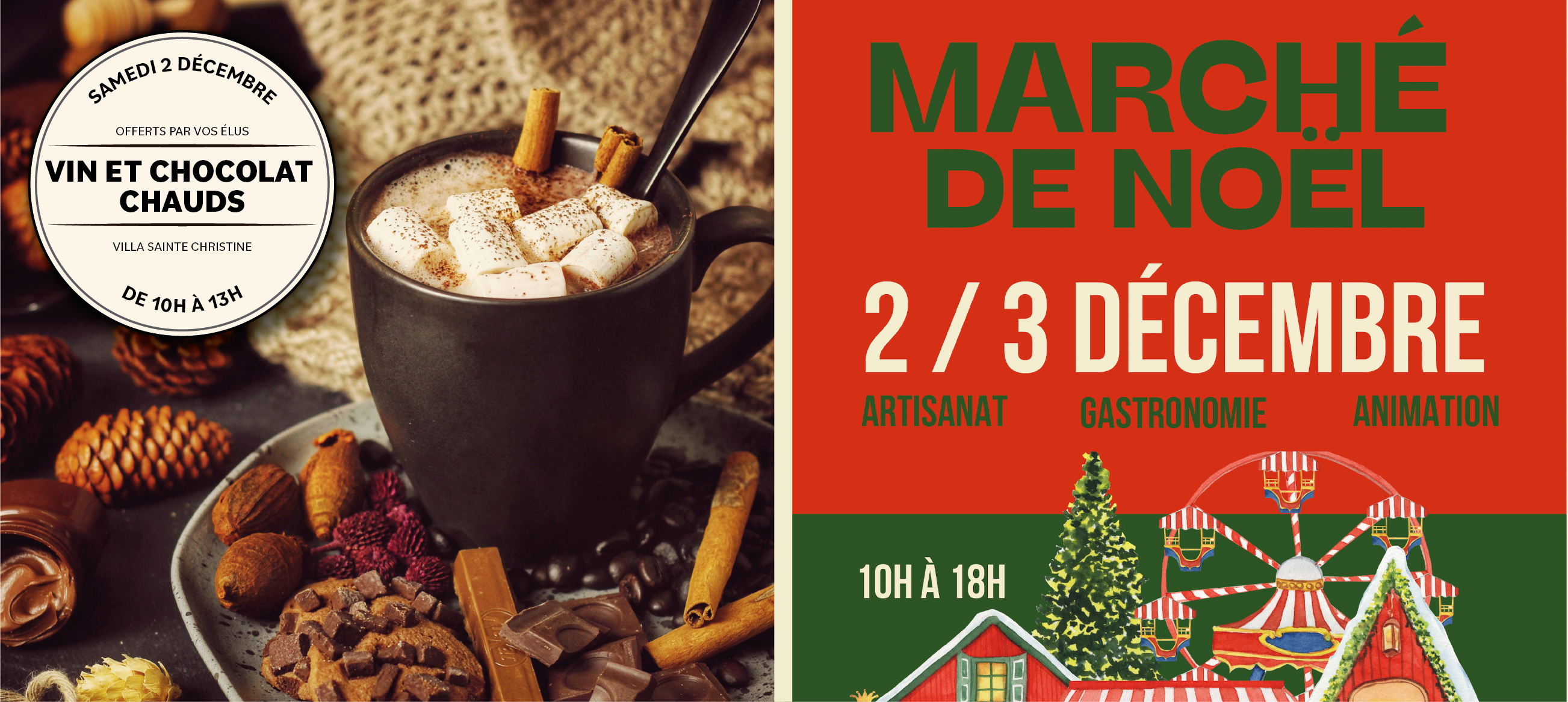 bandeau marché de noel vin chaud 2023