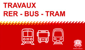 Photo Travaux RER, Bus et TRAM