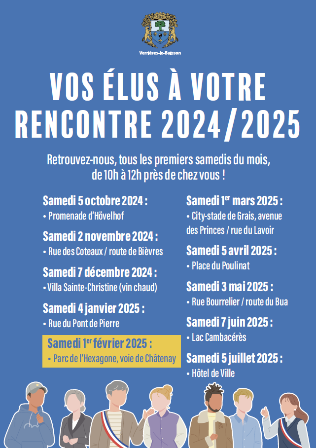 Elus à votre rencontre - Février 2025