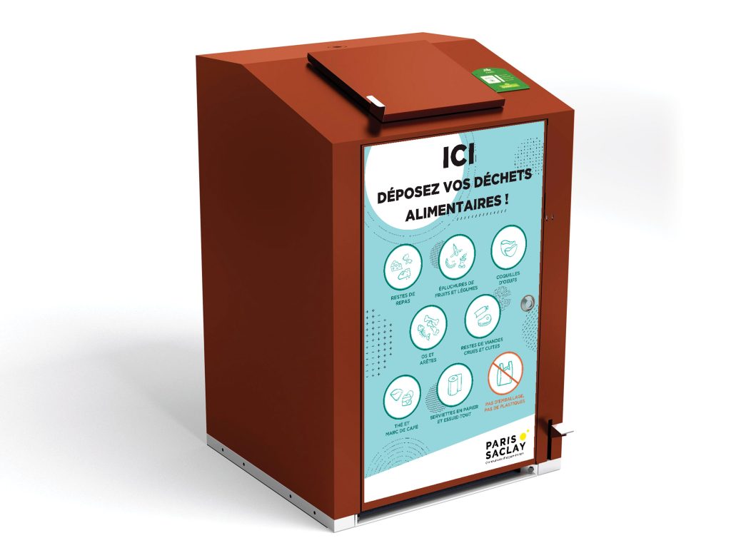 Borne de collecte des biodéchets