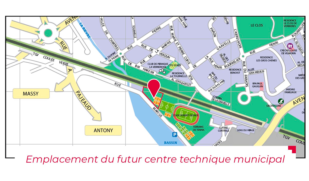 Aménagements - Nouveau Centre Technique Municipal (CTM)