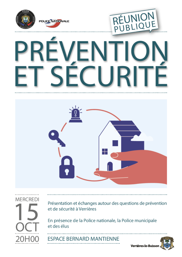 Réunion publique - Prévention et sécurité