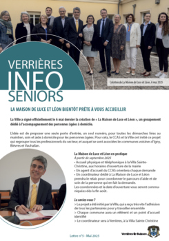 Lettre info seniors - Mai 2025