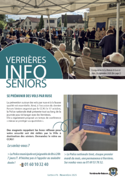 Novembre 2025 - Lettre infos seniors