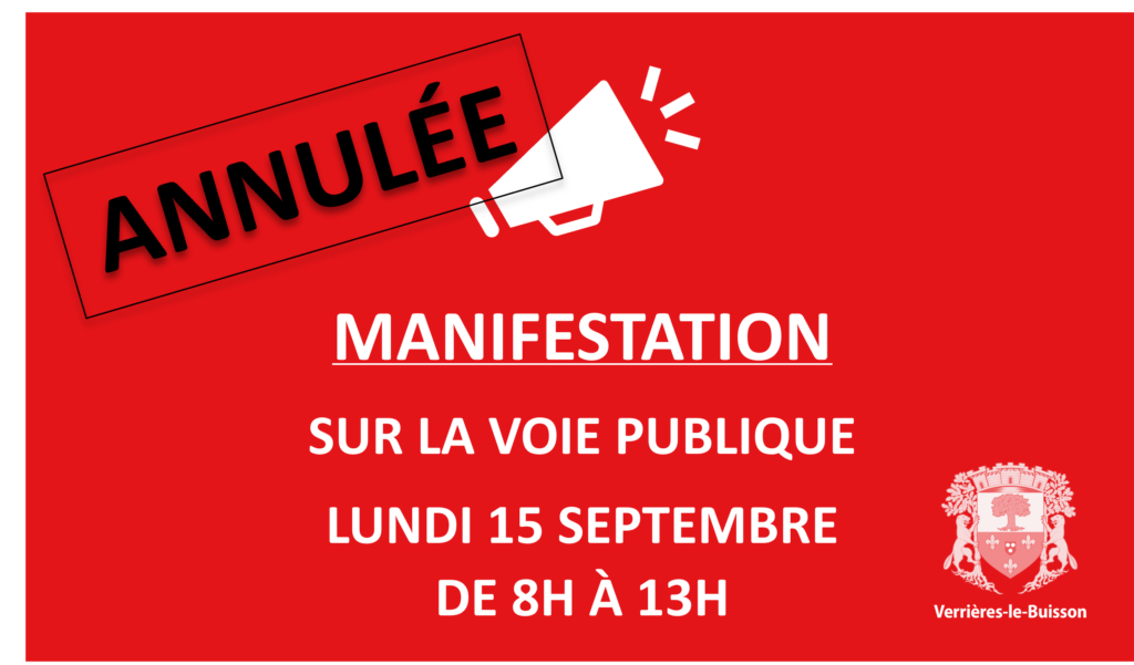 MANIFESTATION Annulée - 15.09.25 - visuel